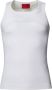 A BETTER MISTAKE Geribbelde tanktop Wit - Thumbnail 1