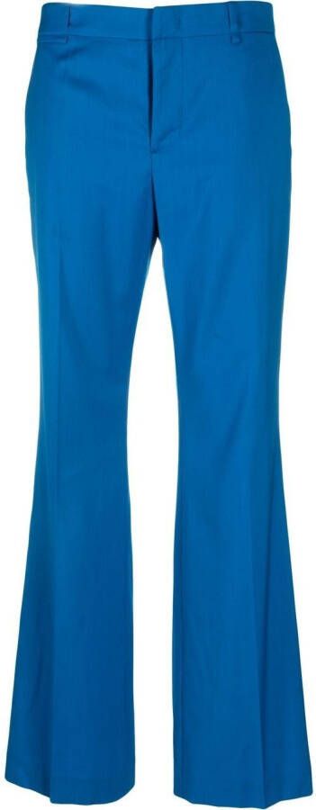 A BETTER MISTAKE Pantalon met geborduurd logo Blauw