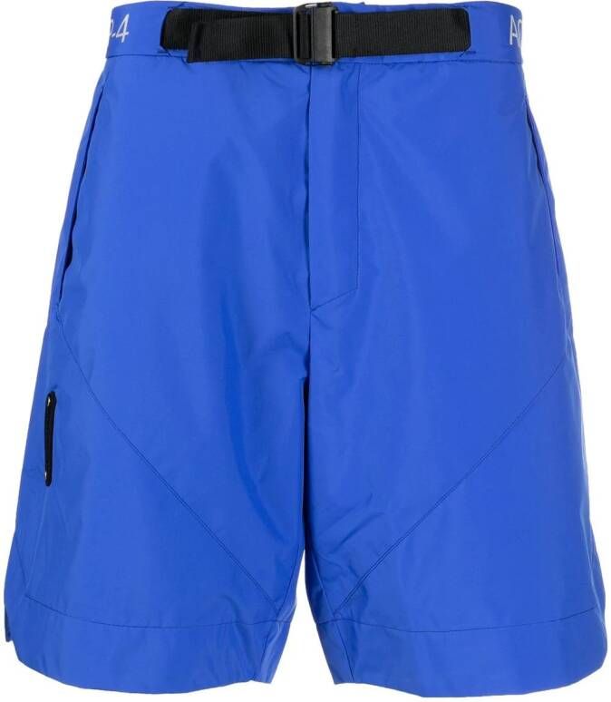A-COLD-WALL* Bermuda shorts met ceintuur Blauw