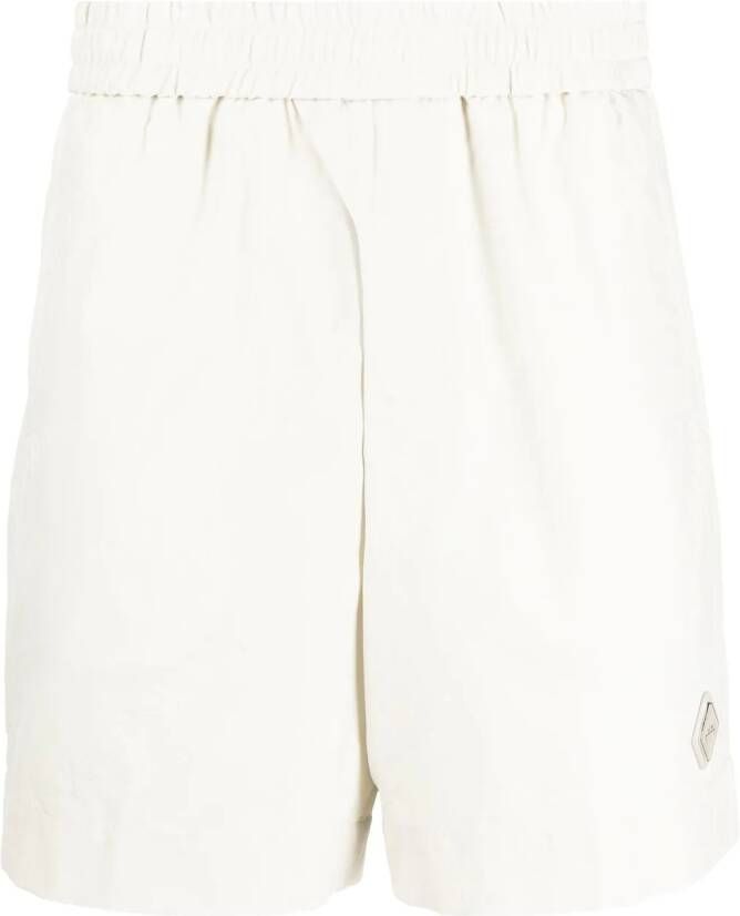 A-COLD-WALL* Bermuda shorts met elastische taille Beige