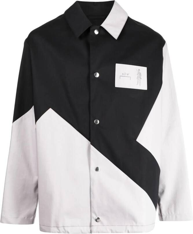 A-COLD-WALL* Jack met colourblocking Zwart