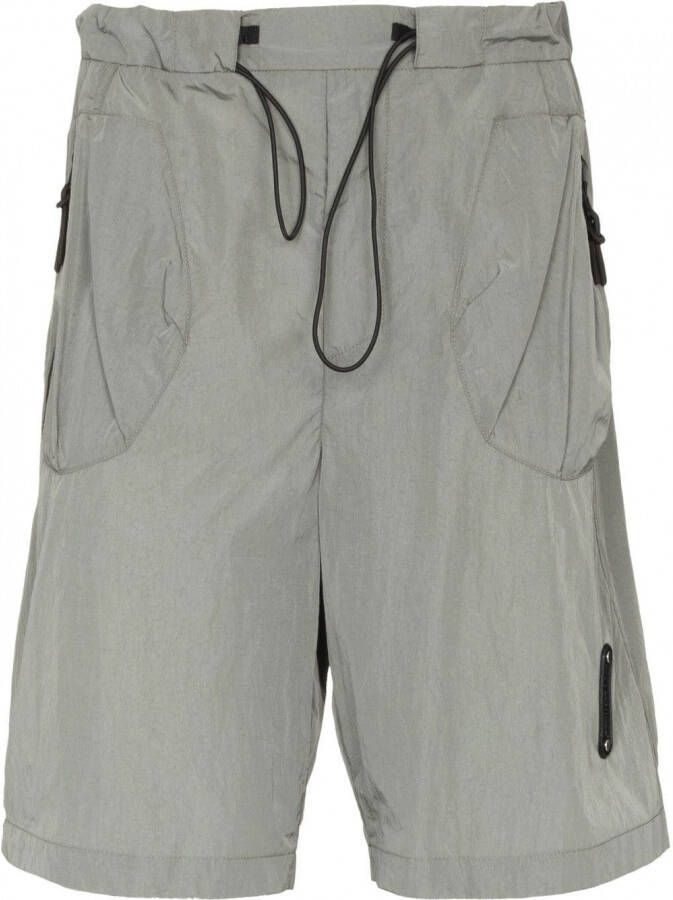 A-COLD-WALL* Bermuda shorts met metallic-effect Grijs