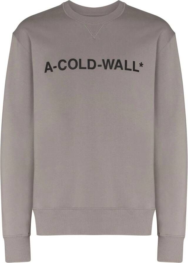 A-COLD-WALL* Sweater met logoprint Grijs