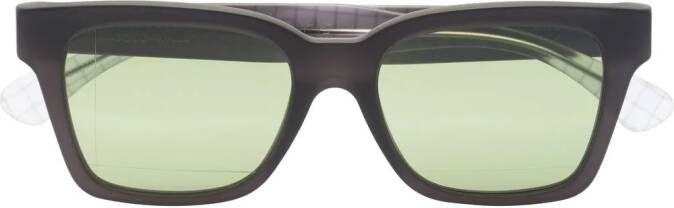 A-COLD-WALL* x Retrosuperfuture Caro zonnebril met vierkant montuur Zwart