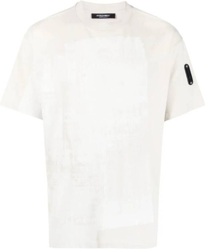 A-COLD-WALL* T-shirt met print Beige