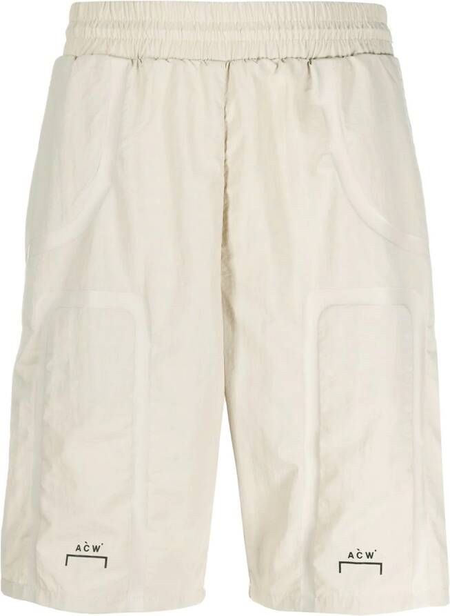 A-COLD-WALL* Elastische bermuda shorts Beige