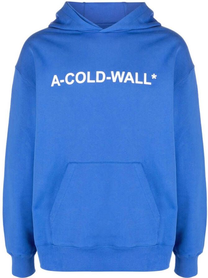 A-COLD-WALL* Hoodie met logoprint Blauw