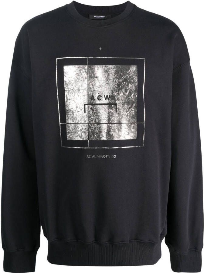 A-COLD-WALL* Sweater met print Zwart