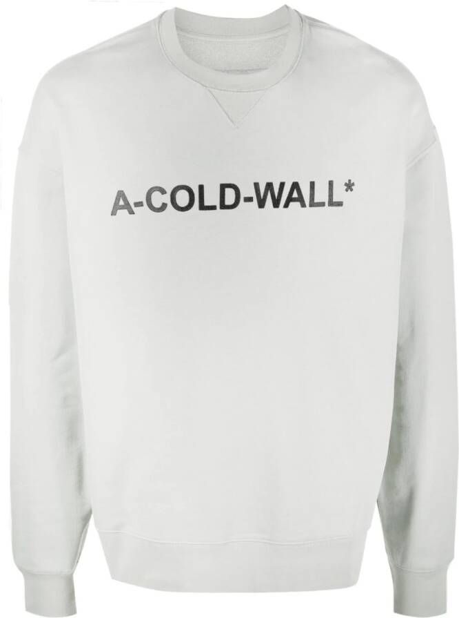 A-COLD-WALL* Katoenen sweater Grijs