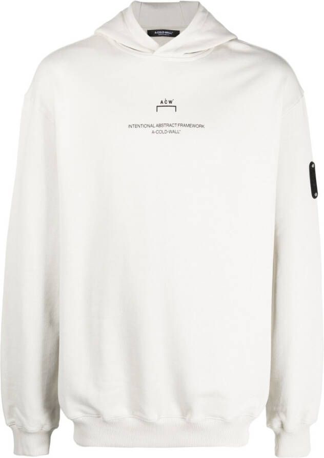 A-COLD-WALL* Sweater met logopatch Beige