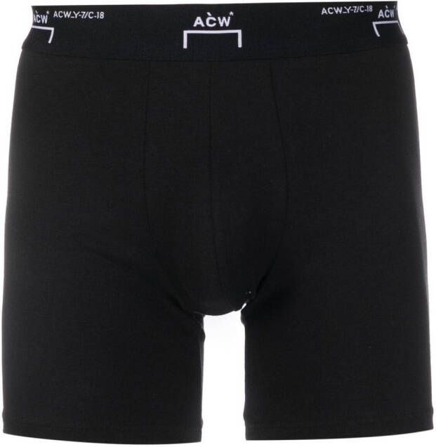 A-COLD-WALL* Shorts met logo Zwart