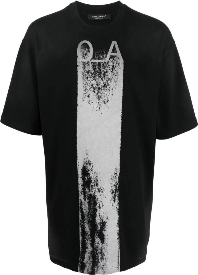 A-COLD-WALL* T-shirt met grafische print Zwart