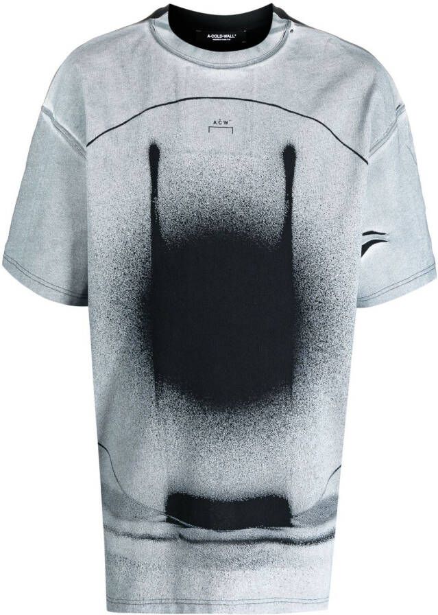 A-COLD-WALL* T-shirt met print Zwart
