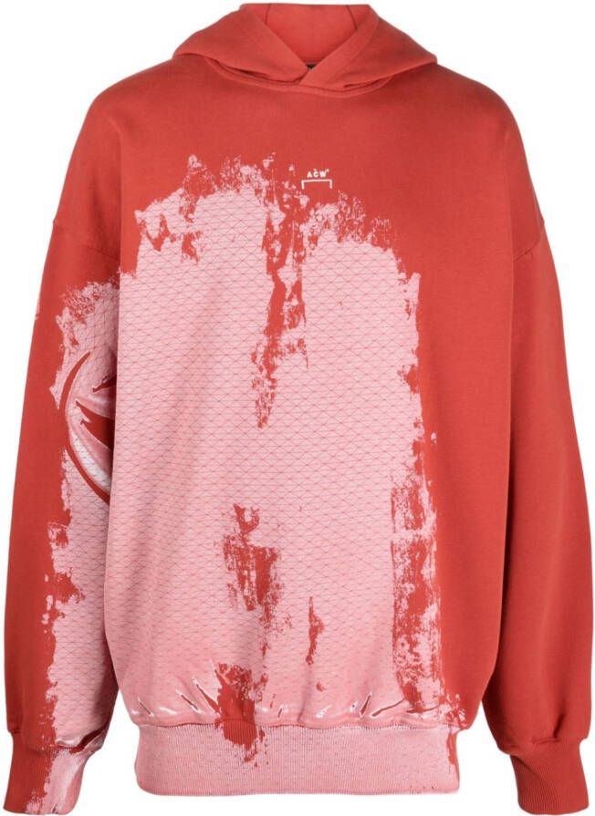 A-COLD-WALL* Sweater met tie-dye print Rood