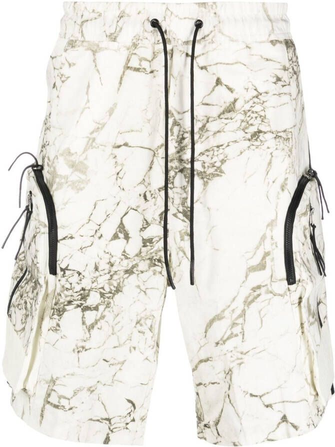 A-COLD-WALL* Trainingsshorts met print Beige