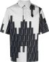 A-COLD-WALL* Poloshirt met monogram Grijs - Thumbnail 1