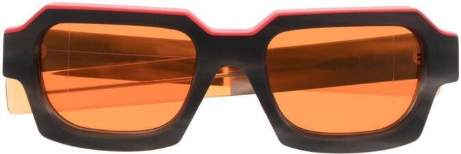A-COLD-WALL* x Retrosuperfuture Caro zonnebril met vierkant montuur Oranje