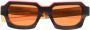 A-COLD-WALL* x Retrosuperfuture Caro zonnebril met vierkant montuur Oranje - Thumbnail 1