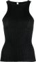 A. ROEGE HOVE Tanktop met hoge hals Zwart - Thumbnail 1