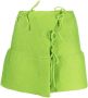 A. ROEGE HOVE Gebreide mini-rok Groen - Thumbnail 1