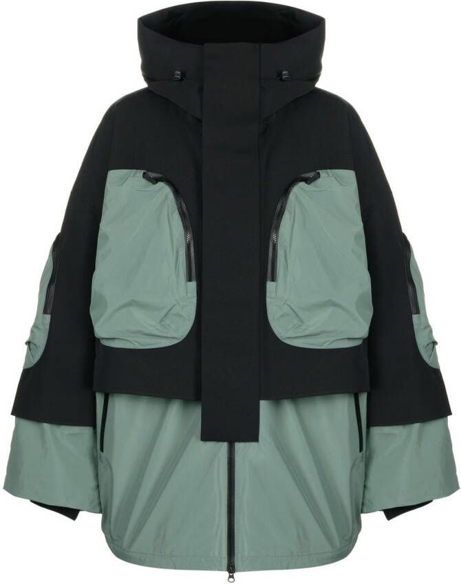 A.A. Spectrum Gewatteerd donsjack Groen