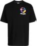 AAPE BY *A BATHING APE T-shirt met logodetail Zwart - Thumbnail 1
