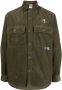 AAPE BY *A BATHING APE Shirtjack met geborduurd logo Groen - Thumbnail 1