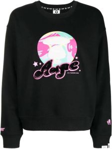 AAPE BY *A BATHING APE Sweater met geborduurd logo Zwart