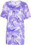 AAPE BY *A BATHING APE T-shirt met logopatch Paars - Thumbnail 1