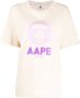 AAPE BY *A BATHING APE T-shirt met logoprint Bruin - Thumbnail 1