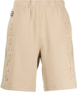 AAPE BY *A BATHING APE Trainingsshorts met logoprint Bruin