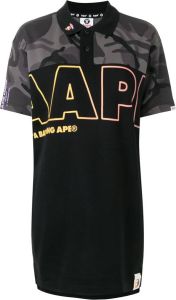 AAPE BY *A BATHING APE Poloshirt met camouflageprint Zwart
