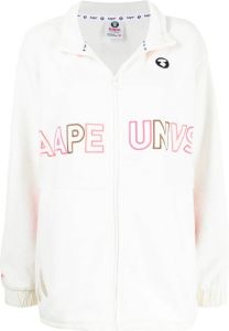 AAPE BY *A BATHING APE Sweater met geborduurd logo Wit