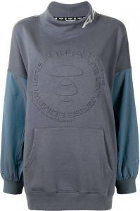 AAPE BY *A BATHING APE Sweater met logo Blauw