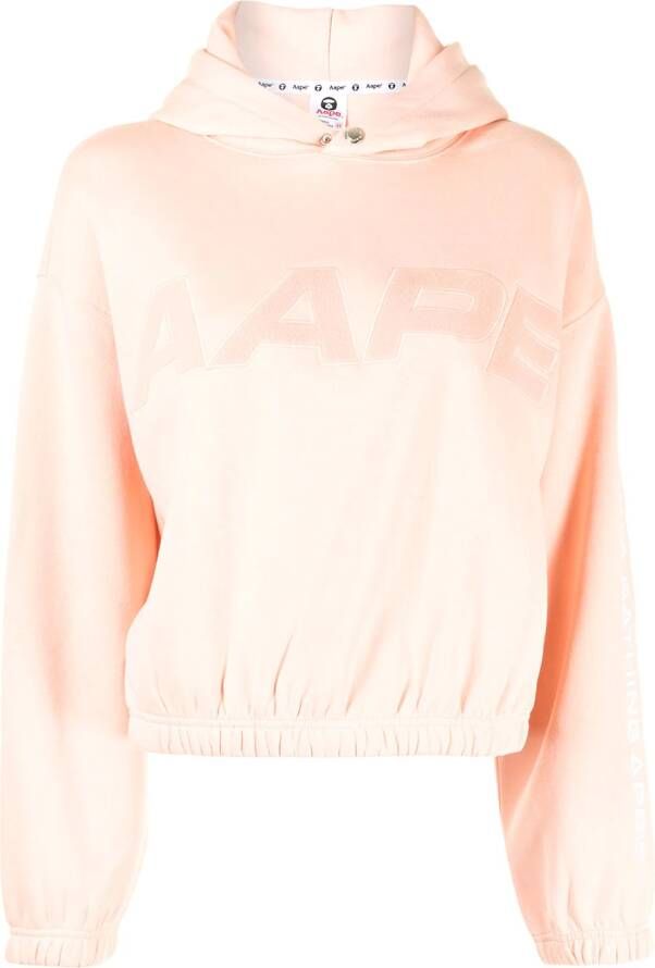 AAPE BY *A BATHING APE Sweater met logo Roze