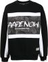 AAPE BY *A BATHING APE Sweater met logoprint Zwart - Thumbnail 1