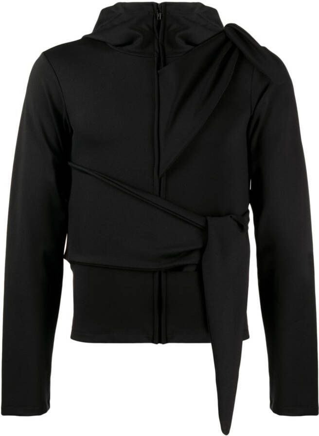 AARON ESH Jack met capuchon Zwart