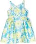 Abel & Lula Jurk met bloe print Blauw - Thumbnail 1