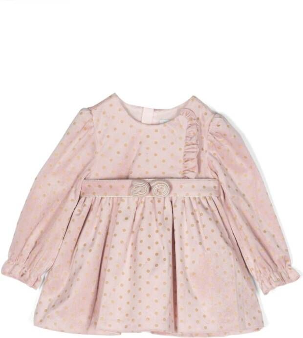 Abel & Lula Fluwelen jurk Roze