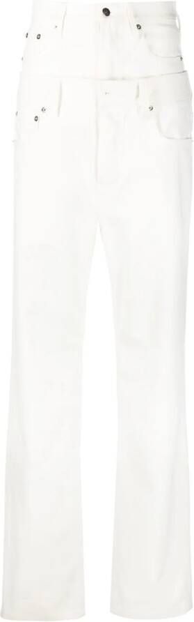 AC9 High waist broek Wit