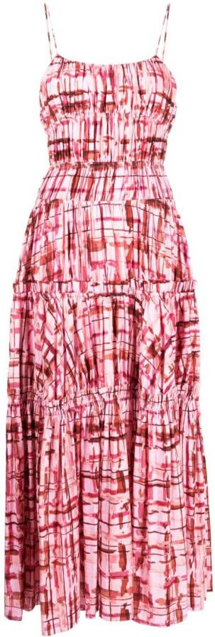 Acler Geuite jurk Roze