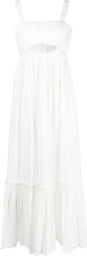 Acler Uitgesneden jurk Wit