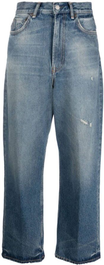 Acne Studios 1993 cropped jeans Blauw