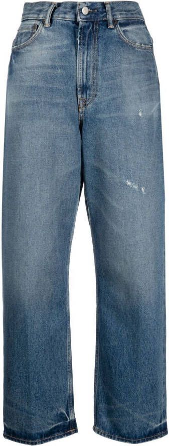 Acne Studios 1993 cropped jeans Blauw