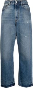 Acne Studios 1993 wide-leg cropped jeans Blauw