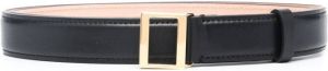 Acne Studios buckle-fastening leather belt Zwart
