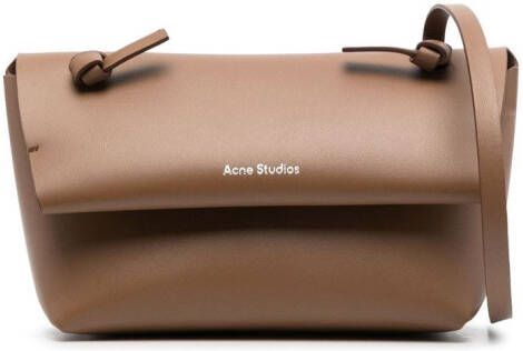 Acne Studios Schoudertas met geknoopte band Bruin