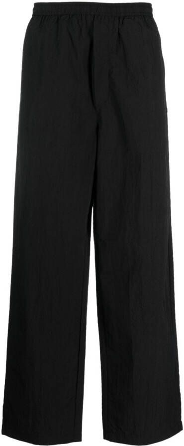 Acne Studios Broek met elastische tailleband Zwart