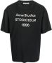 Acne Studios T-shirt met grafische print Zwart - Thumbnail 1