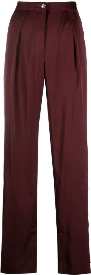 Acne Studios High waist broek Rood